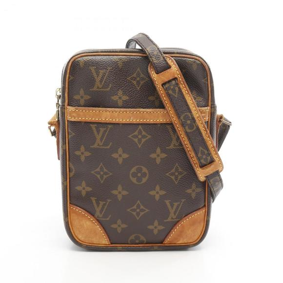 LOUIS VUITTON Brown Monogram Leather Shoulder Bag - Picture 1 of 10